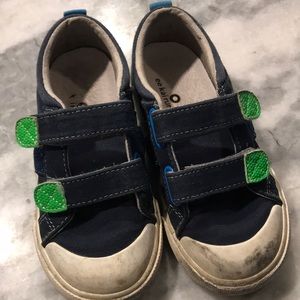 Navy and green 11.5 sneakers SeeKaiRun